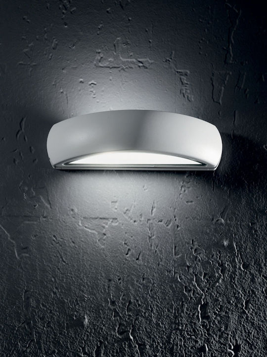 Ideal Lux Επιτοίχια Χελώνα Εξωτερική E27 IP54 33x10x8εκ. 322605